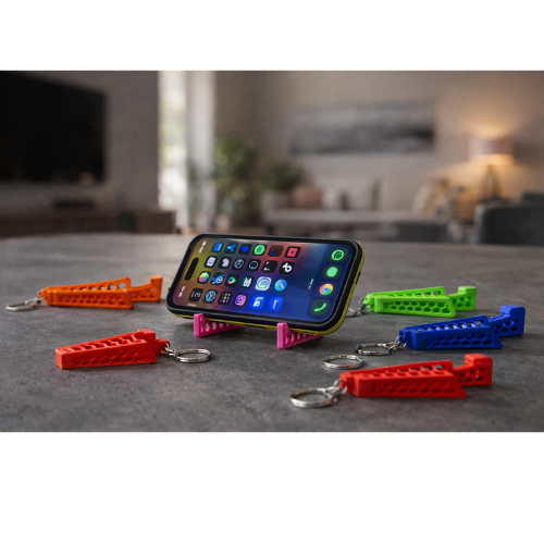 Mini suporte celular e chaveiro portatil - Imagem 9