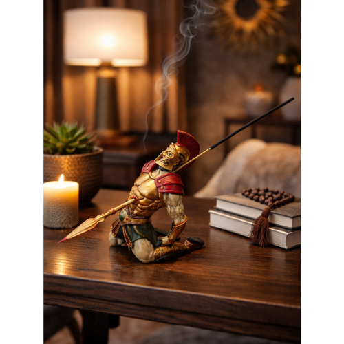 Incensário Guerreiro Espartano – Porta Incenso Decorativo - Imagem 4