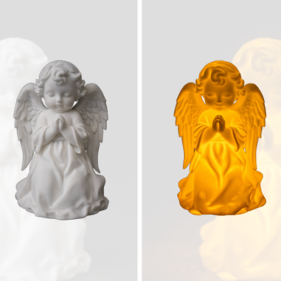 Anjinho Decorativo com Iluminação