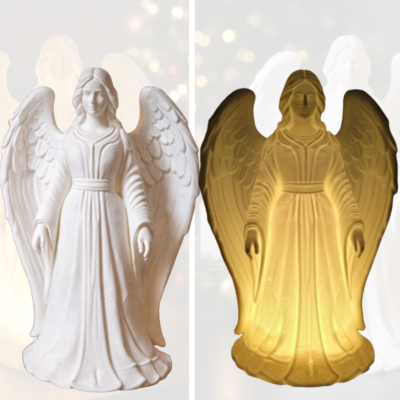 Anjo Decorativo com Iluminação
