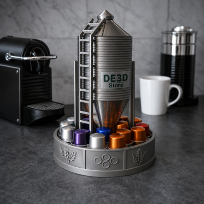 Porta Cápsulas de Café em Formato de Silo – Brinde Personalizado