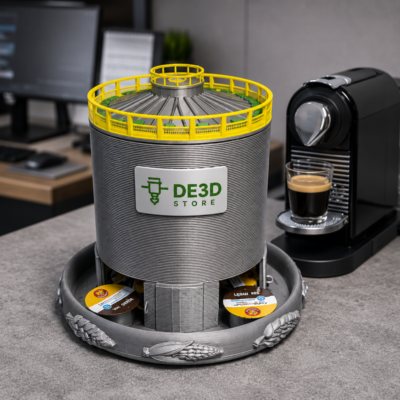 Porta Cápsulas de Café em Formato de Silo – Brinde Personalizado
