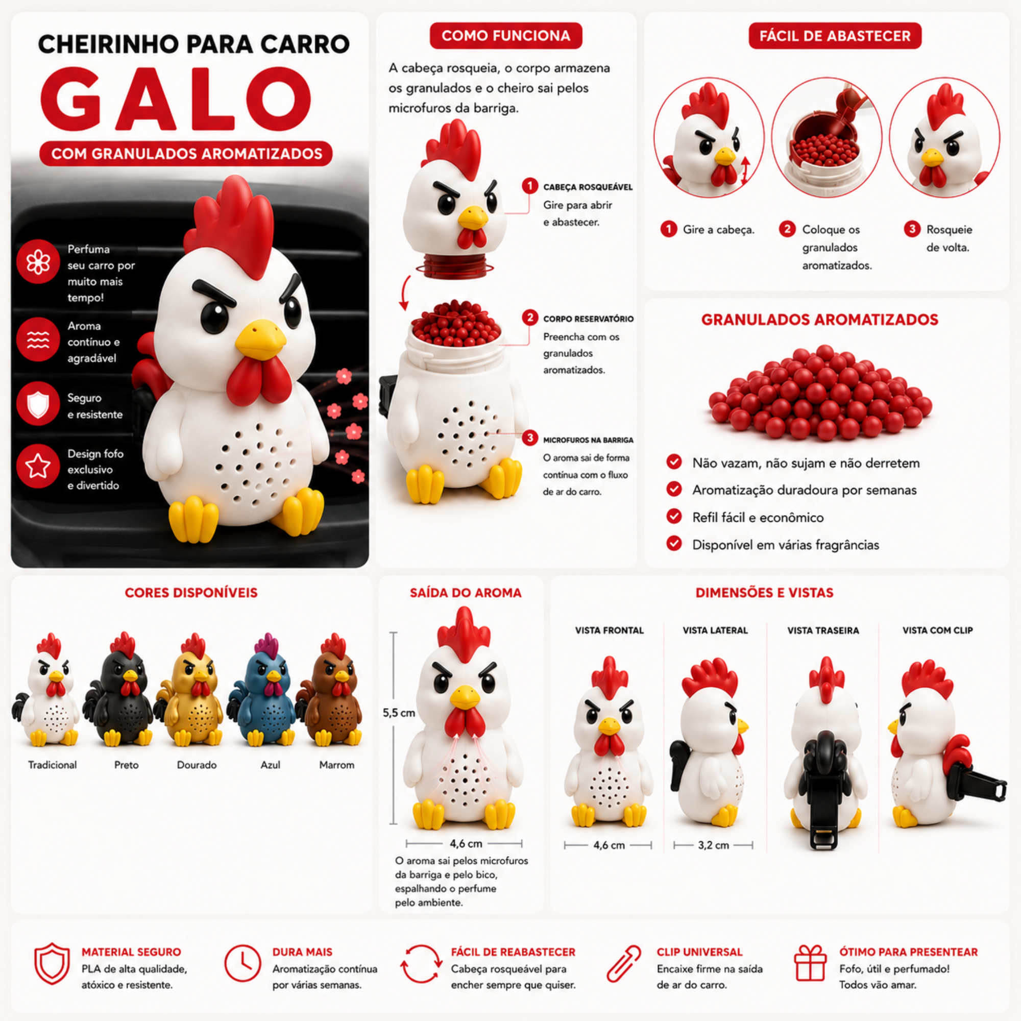 Cheirinho para Carro Porquinho Personalizado – Brinde Corporativo - Imagem 3