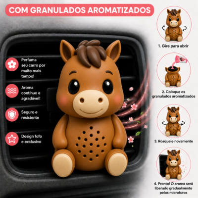 Cheirinho para carro Cavalinho personalizado
